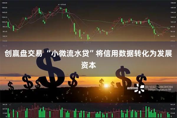 创赢盘交易 “小微流水贷”将信用数据转化为发展资本